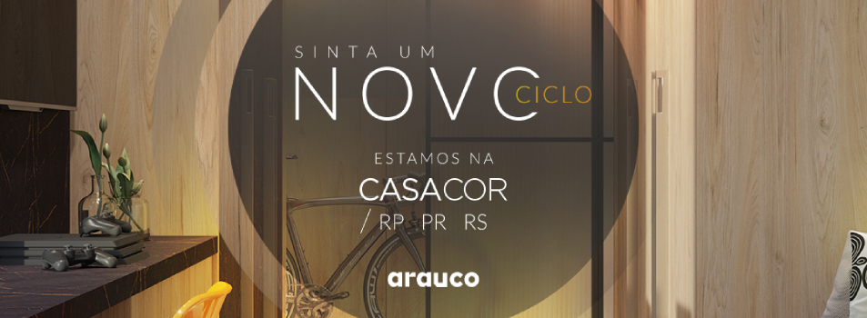 ARAUCO marca presença em três mostras da CASACOR 2021