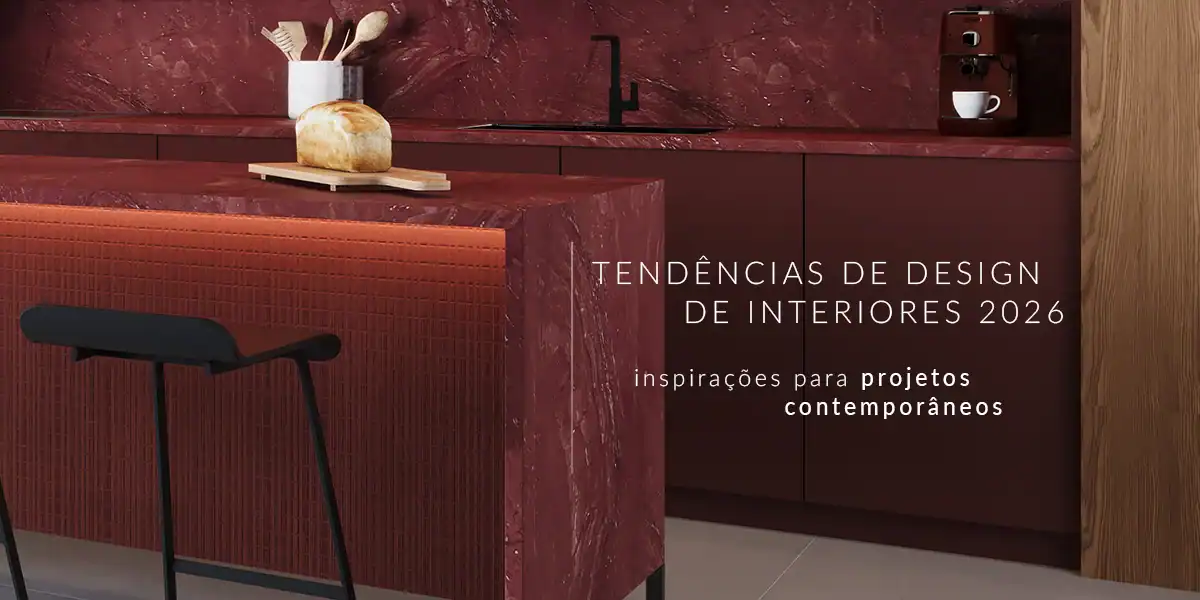 Tendências de design de interiores 2026