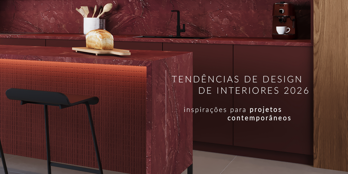 Tendências de design de interiores 2026
